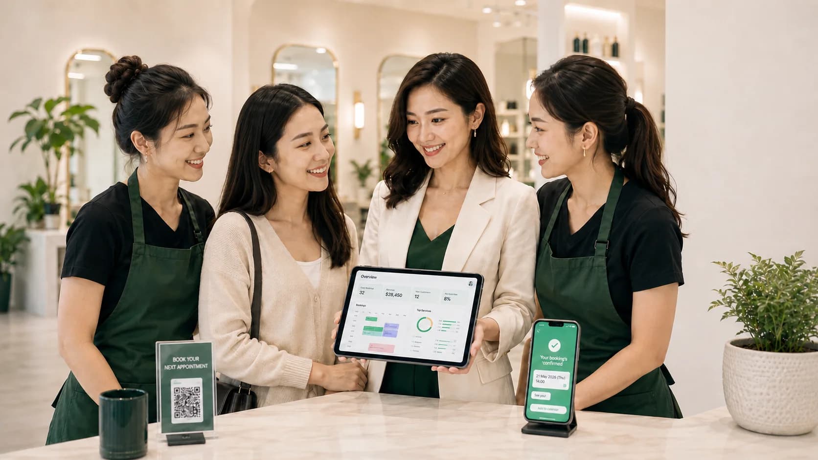 Salon management in Thailand: the first processes to organize